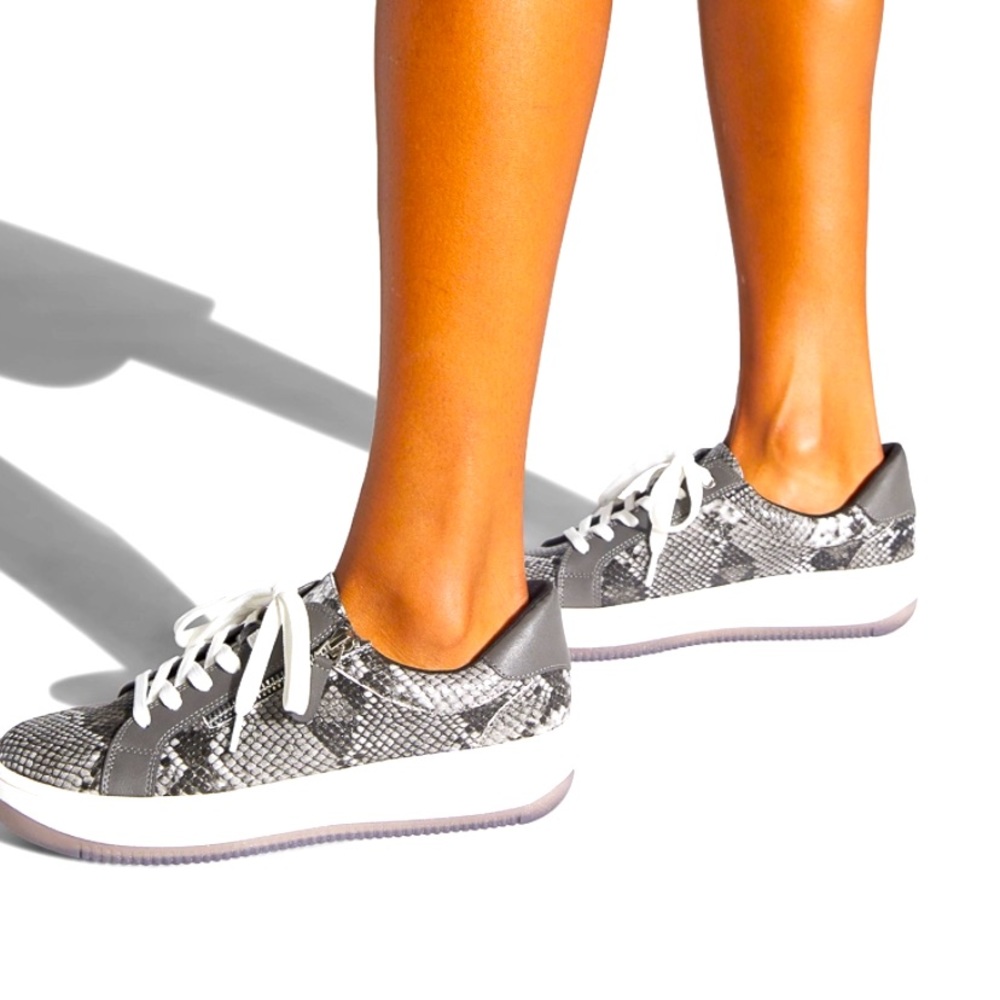 A platform sneaker